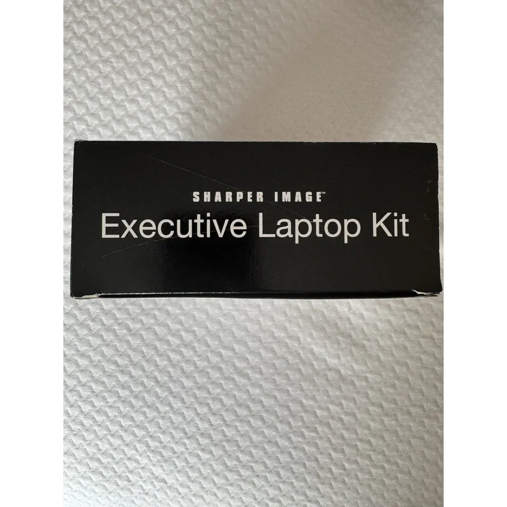 New Sharper Image Executive Laptop Kit LED Light Earbuds Ethernet Cord & Mouse